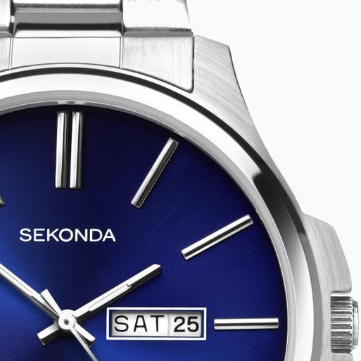 Sekonda mens watch blue face discount